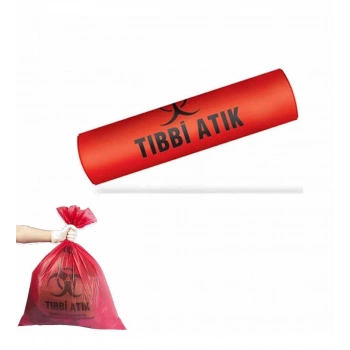 Tıbbi Atık Çöp Torbası Jumbo 800 gr (80x110 Jumbo Boy )