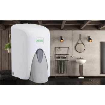 Vialli Medikal Sıvı Sabun Dispenseri 500 ml (Beyaz) -