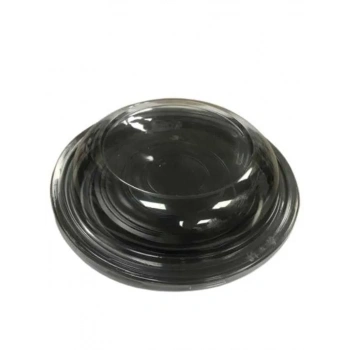 Waffle Kabı Plastik 750 cc Siyah Set 50 Adet