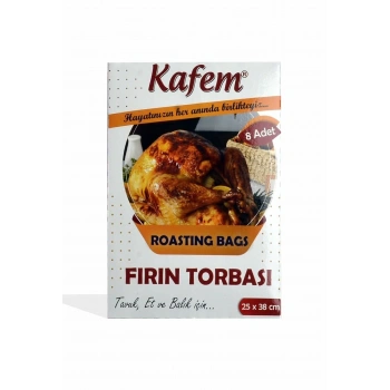 Kafem Yanmaz Fırın Torbası 8 li 25 x 38 cm
