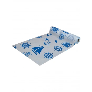 Tek Kullanımlık Kağıt Laminelli Yemek Masa Örtüsü - 100X150 Cm.