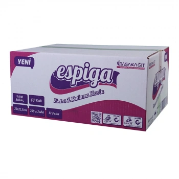 Z Katlamalı Havlu Espiga 200 Lü *12 Pk
