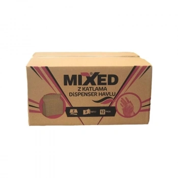 Z Katlamalı Havlu Mixed 100 Yaprak 12 Paket