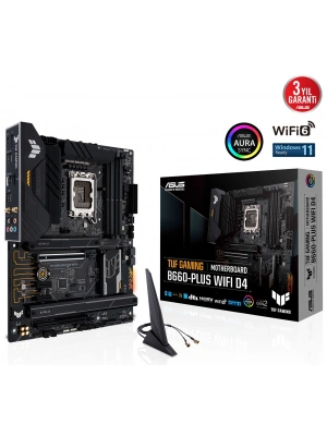 ASUS TUF GAMING B660-PLUS WIFI D4 DDR4 5333(OC) HDMI DP ATX 1700p