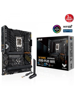 ASUS TUF GAMING Z690-PLUS WI-FI 6000Mhz(O.C) DDR5 HDMI DP M.2 1700p