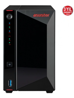 ASUSTOR AS5202T 2 SLOT 2GB DDR4 3.5 NAS DEPOLAMA ÜNİTESİ