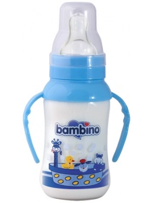 Bambino Geniş Ağızlı Kulplu No:1 Biberon 250 Ml.
