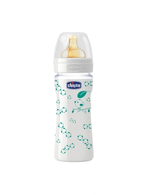 Chicco Desenli Cam Kauçuk Biberon - 240 ML