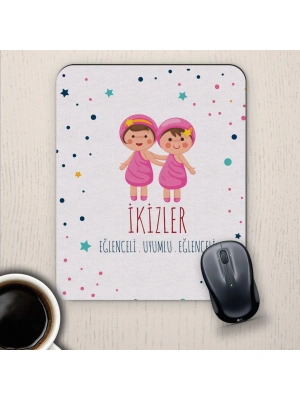 İkizler Burçlarına Özel Sevimli Mouse Pad