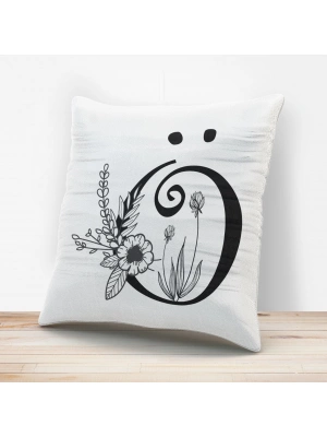 Ö Harfi Tasarımlı Yastık Kılıfı