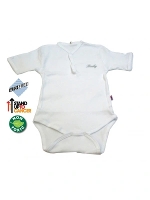 Sema Baby Yarım Kol Kaşkorse Badi (Body) - Beyaz 0-6 Ay