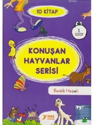 Yuva 1. Sinif Konuşan Hayvanlar Serisi Renkli Hece