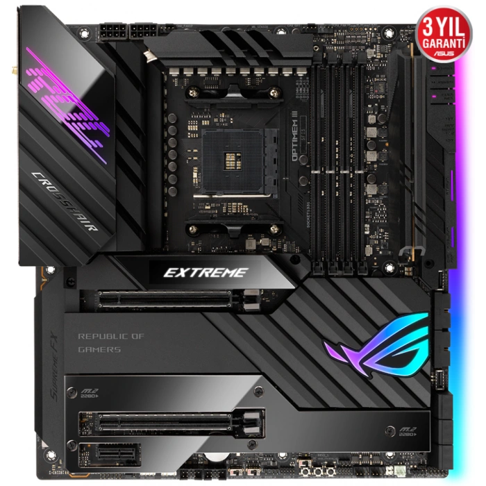 ASUS ROG CROSSHAIR VIII EXTREME X570 DDR4 4800Mhz(OC) E-ATX AM4