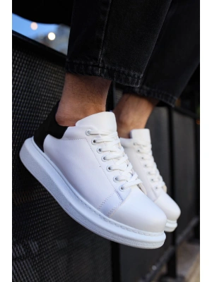 CH256 BT  Erkek Ayakkabı BEYAZ/SİYAH