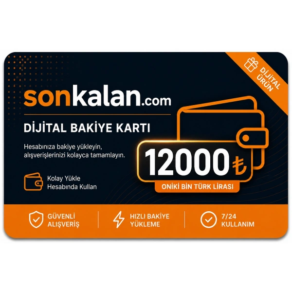 Sonkalan Dijital Bakiye Kartı - 12000 TL
