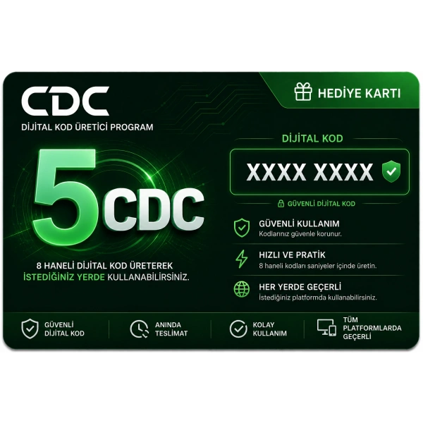 CDC Dijital Kod Üretici Program - 5 CDC