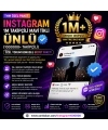INSTAGRAM 1M TAKİPÇİLİ MAVİ TİKLİ ÜNLÜ (1000000+ TAKİPÇİLİ) ÖZEL YORUM BONUSLU BOOST PAKETİ