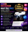 INSTAGRAM MAVİ TİKLİ ÜNLÜ (450000+ TAKİPÇİLİ) ÖZEL YORUM BONUSLU BOOST PAKETİ