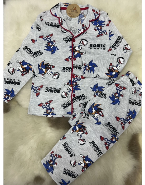 Erkek Pijama Takımı Gri