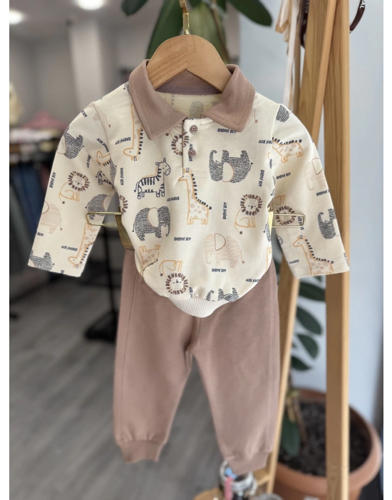 Animals Yakalı Mevsimlik Takım (6-18 ay)