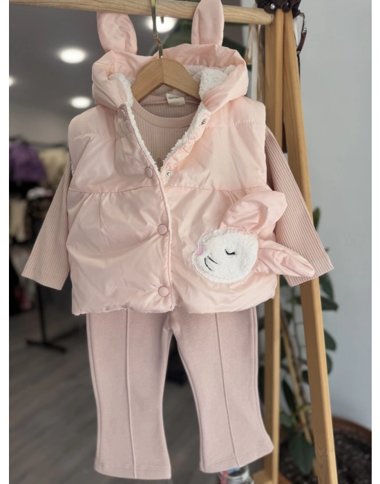 Tavşan Yelekli 3lü Takım (9-24 ay)