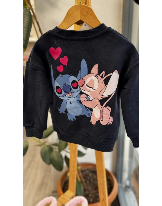 Stitch Baskılı Geniş Paçalı Takım (2-8 yaş)