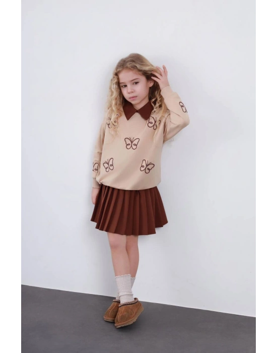 Kelebekli Etekli Takım