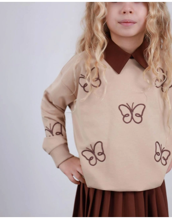 Kelebekli Etekli Takım