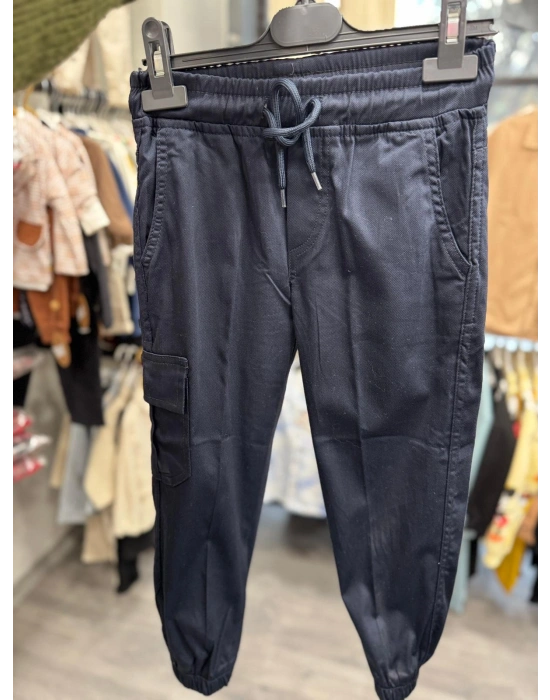 Lacivert Kargo Cep Pantolon 7 yaş