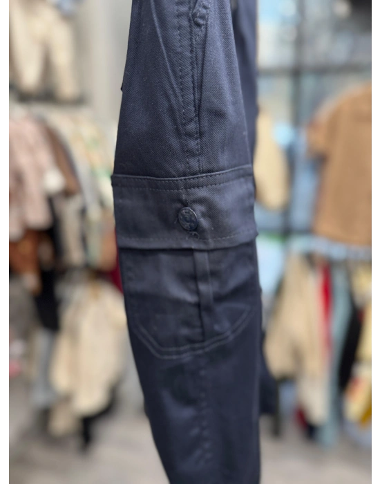 Lacivert Kargo Cep Pantolon 7 yaş