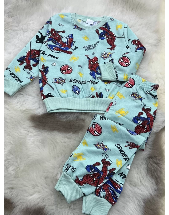 Spiderman Pijama Takımı Yeşil