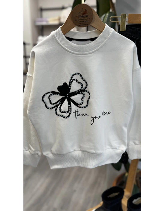 Taşlı Kot Pantolonlu Takım (3-10 yaş)