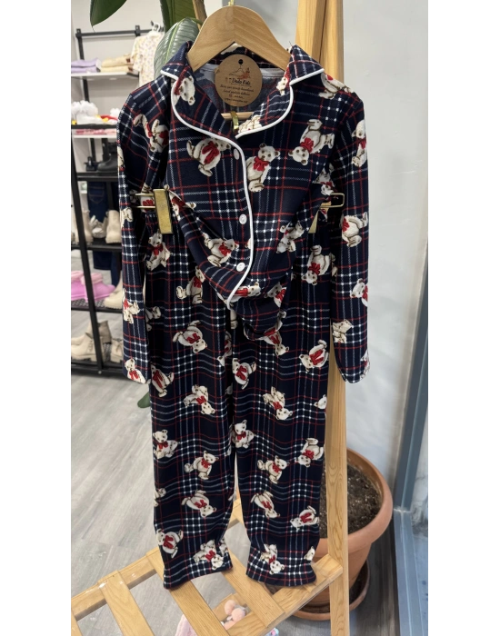 Ayıcıklı Çocuk Pijama Takımı (5-16 yaş)