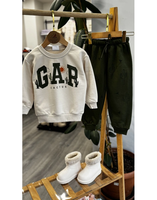 Kaktüs Baskılı Takım (2-8 yaş)