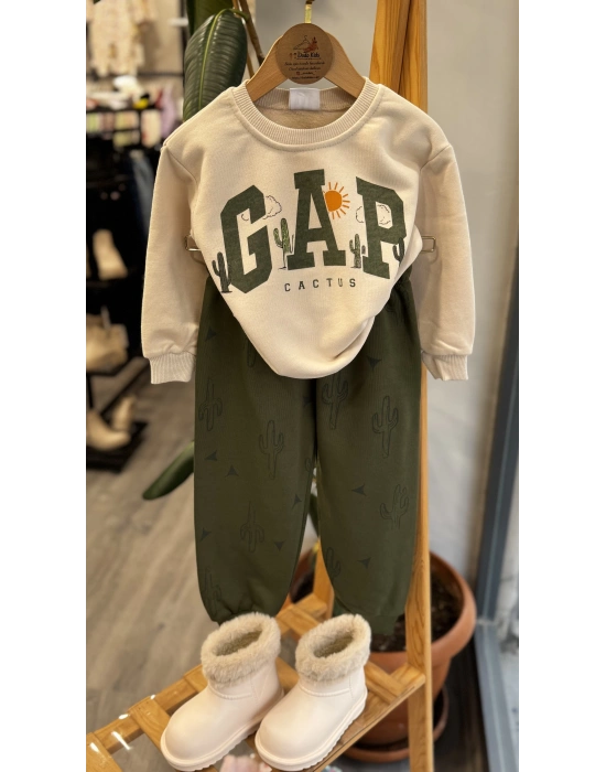 Kaktüs Baskılı Takım (2-8 yaş)