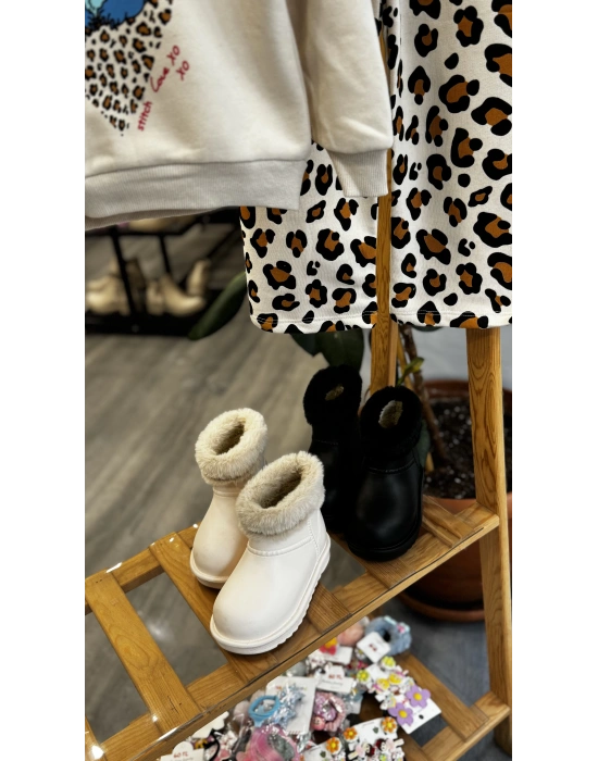 Stitch Leopar Geniş Paçalı Takım (2-8 yaş)