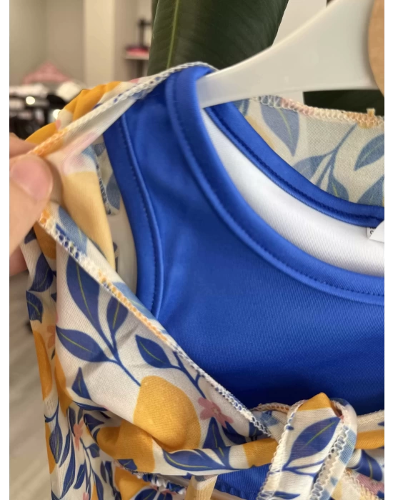 Üçlü Bikini Takımı Mavi