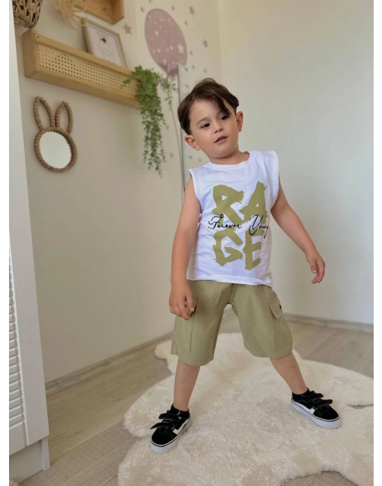 Üçlü Gabardin Ceketli Takım