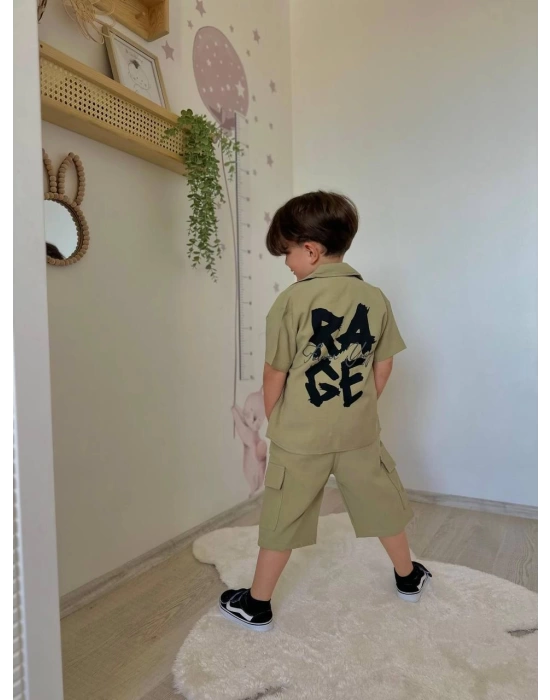 Üçlü Gabardin Ceketli Takım