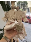 Tokalı Vintage Elbise