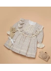 Çiçekli Vintage Elbise (1-4 yaş)