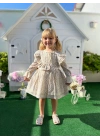 Çiçekli Vintage Elbise (1-4 yaş)