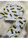 Batman Pijama Takımı Gri