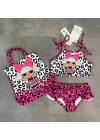 Çantalı Bikini Takım Leopar