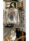 Stitch Leopar Geniş Paçalı Takım (2-8 yaş)