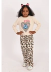 Stitch Leopar Geniş Paçalı Takım (2-8 yaş)