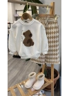 Ayıcıklı Unisex Geniş Paçalı Takım (2-8 yaş)