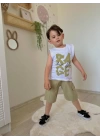 Üçlü Gabardin Ceketli Takım