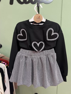 Kalpli Simli Balon Etekli Takım