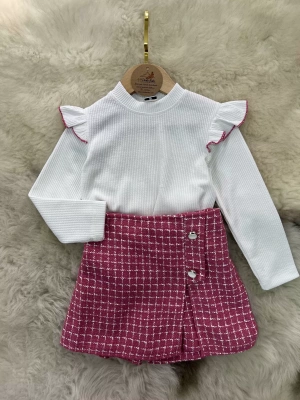 Simli Şort Etekli Takım